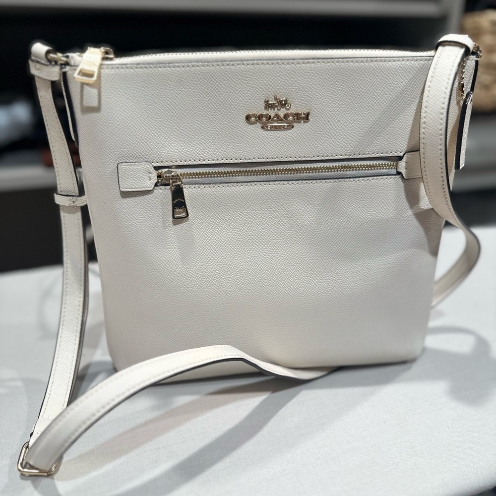 Coach Crossbody Leather Messenger Bag